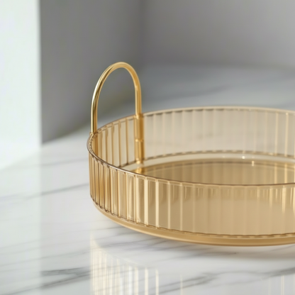 Rotating Makeup Organiser - Amber