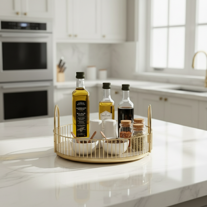 Rotating Makeup Organiser - Amber