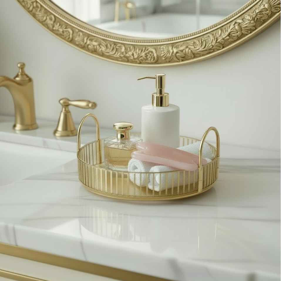 Rotating Makeup Organiser - Amber