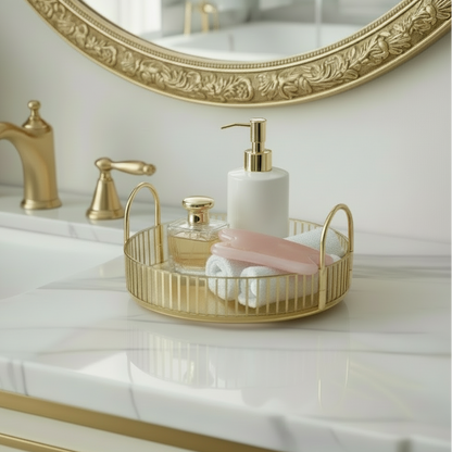 Rotating Makeup Organiser - Amber