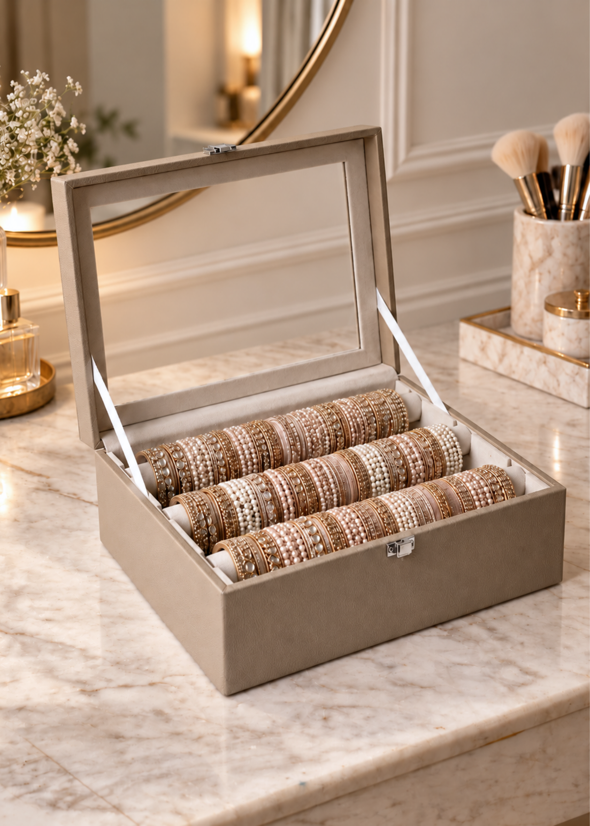 Nidus 3-Rod Bangle Storage Box