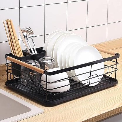 Dish Rack Single Layer - Black