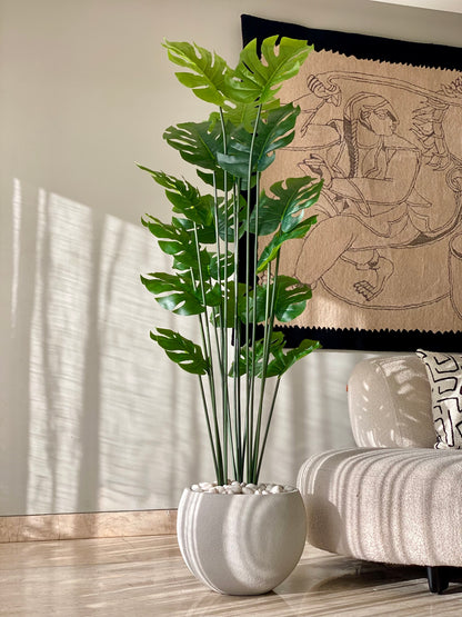 Artificial Lush Monstera Plant - 6 Feet