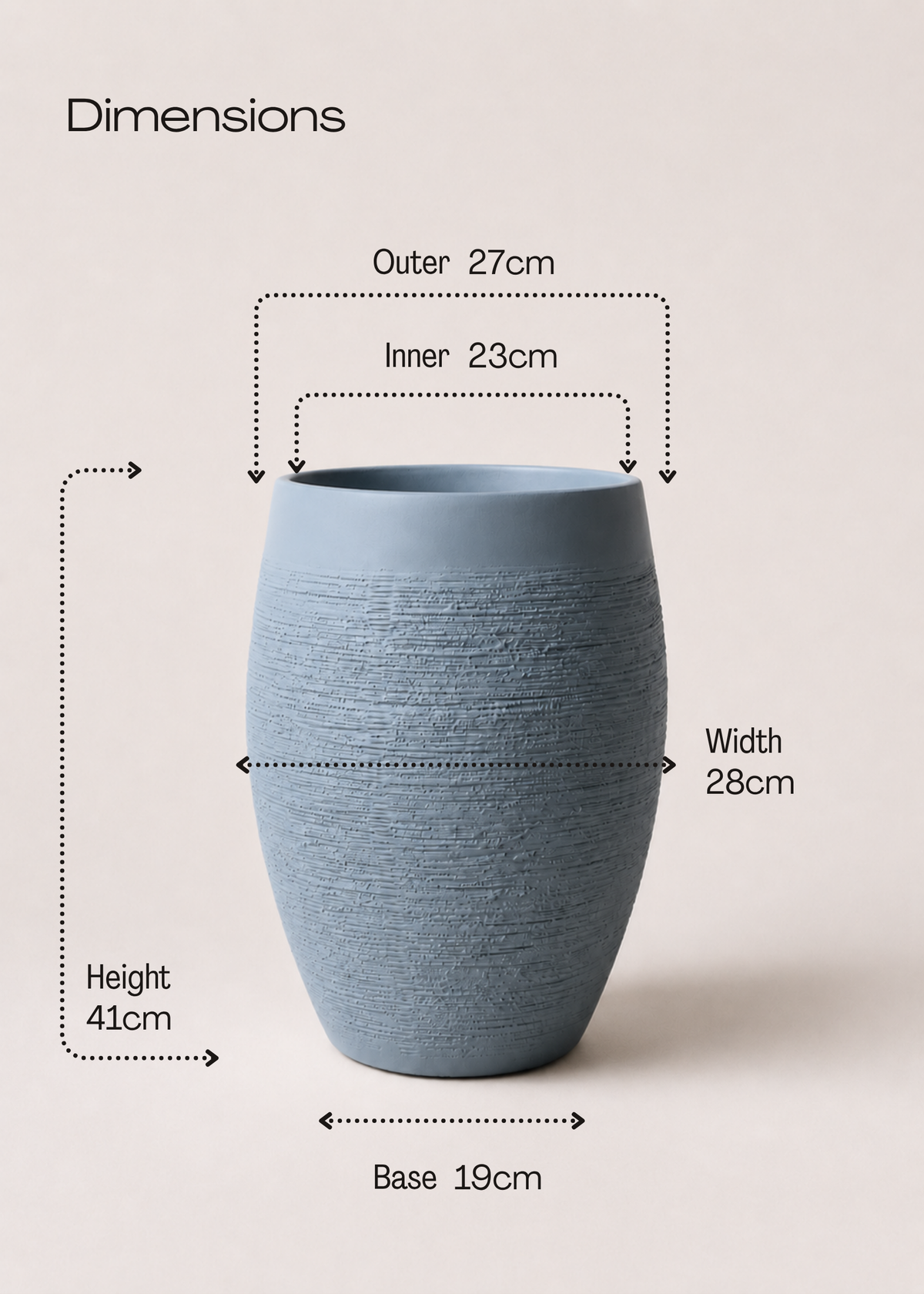 Meadow Planter Grey