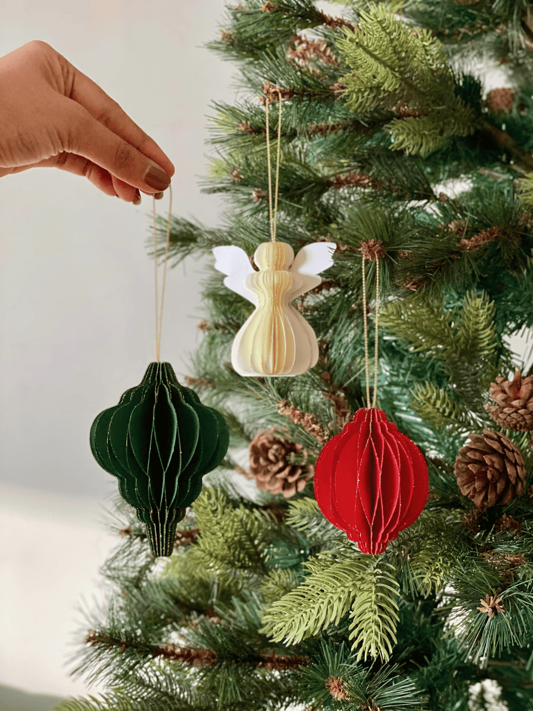 Christmas Paper Noel Ornaments (Set of 3)