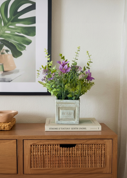 Artificial Lily Meadow Plant - Purple