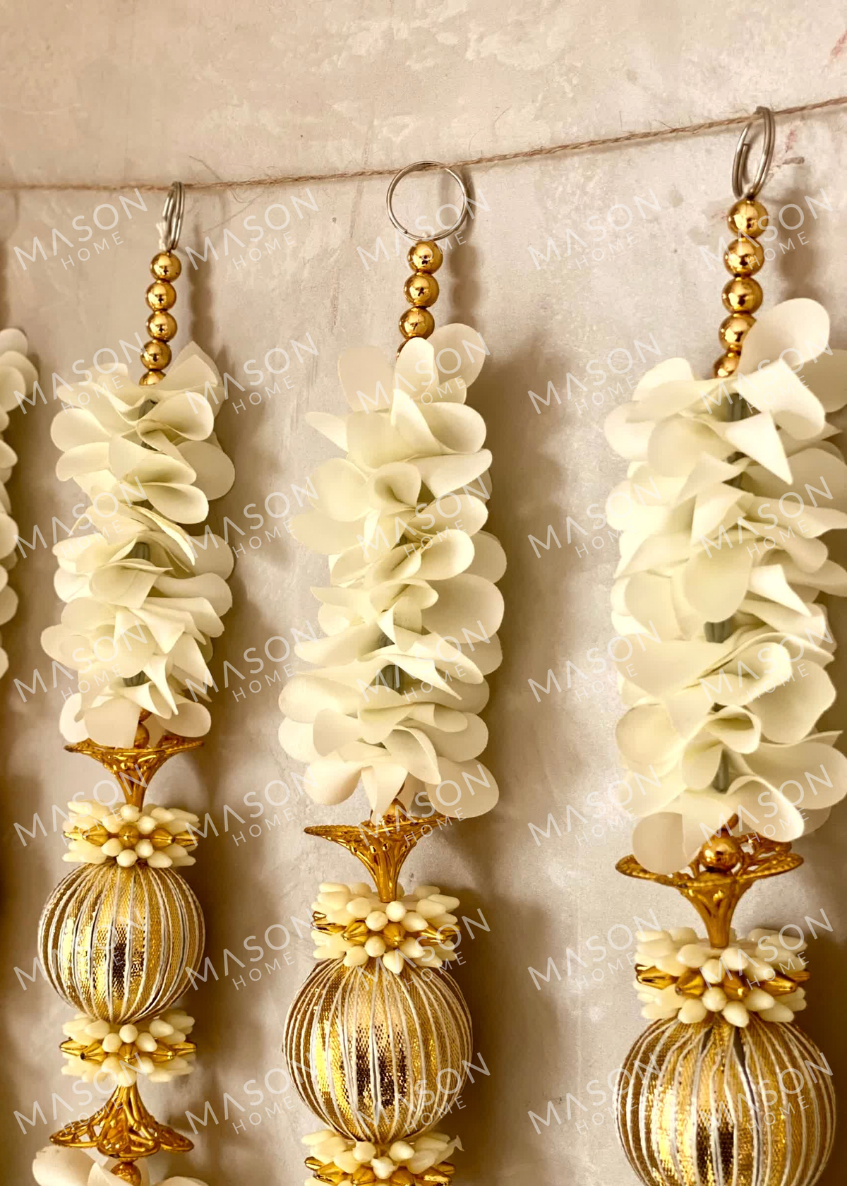 Festive Rajsi Ladi White - Set of 10