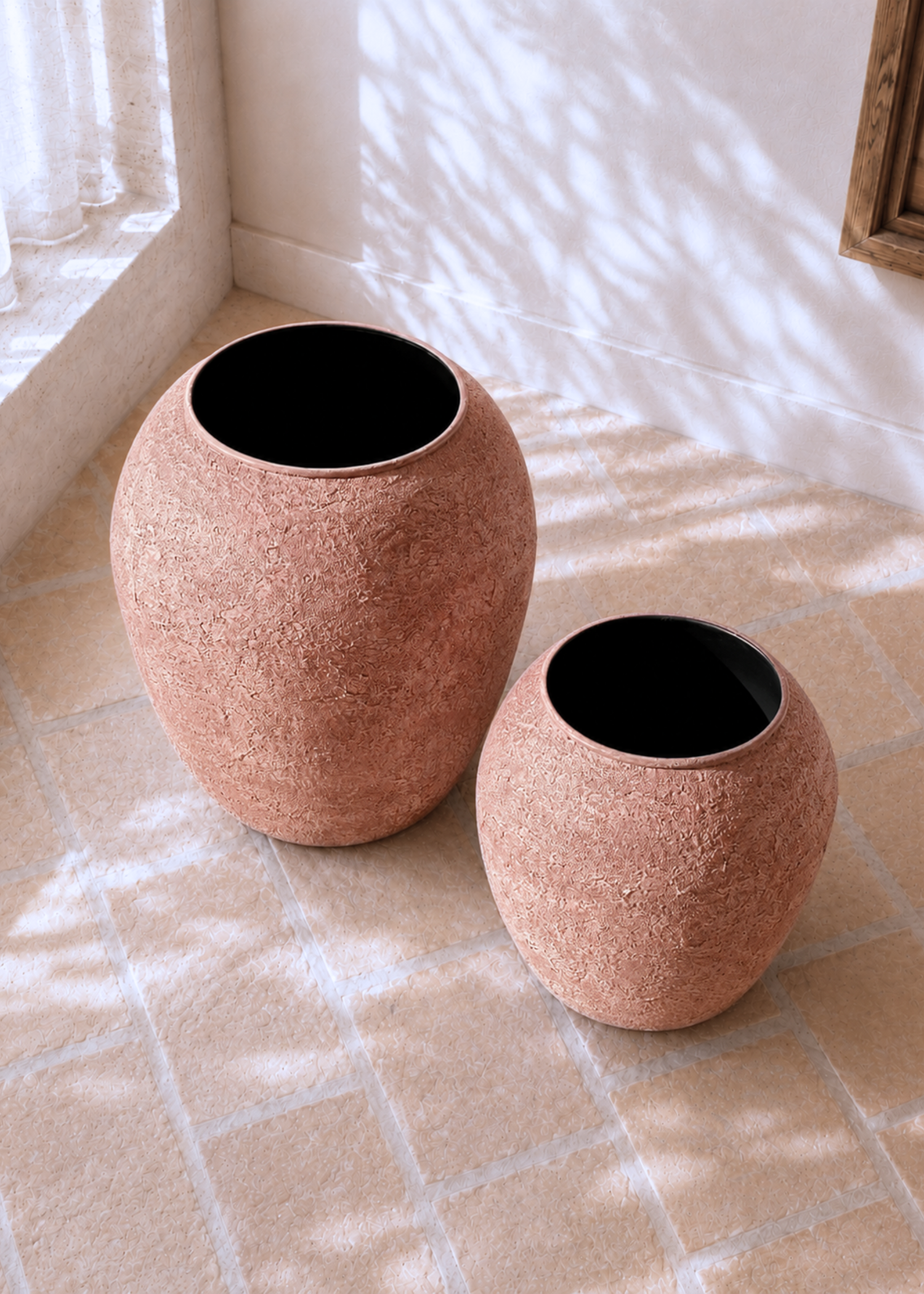 Mesa Planters - Rustic Brown
