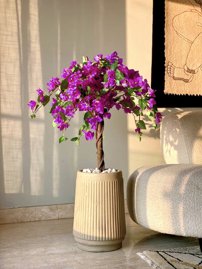 Artificial Purple Bougainvillea Plant - 3 Feet