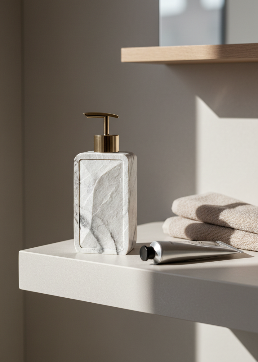 Casa Bathroom Dispenser - White