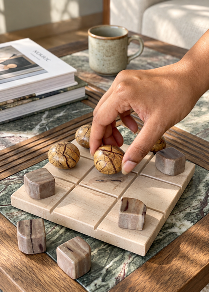 Bidasar Marble Tic Tac Toe