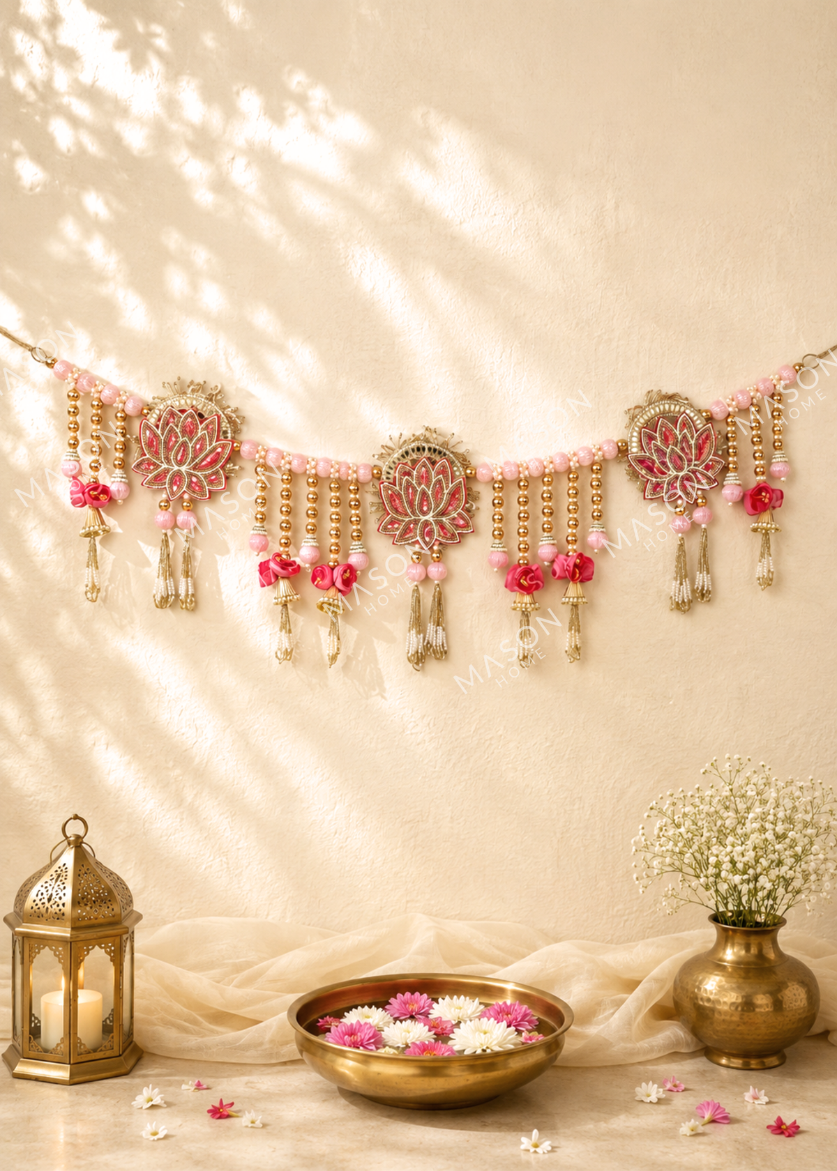Festive Gulkari Pearl Toran