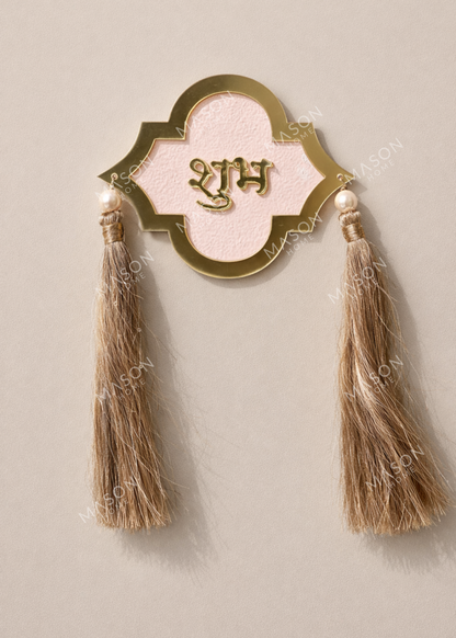 Shubh Labh Latkan &amp; Pagla - Pink (Set of 4)