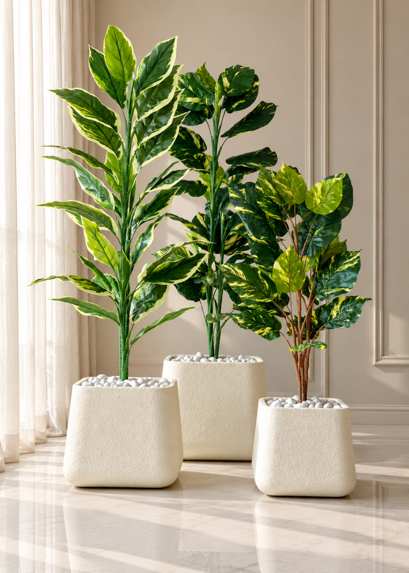Arden Planters - Ivory