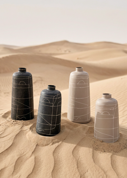 Dune Terra Vase Large - Black
