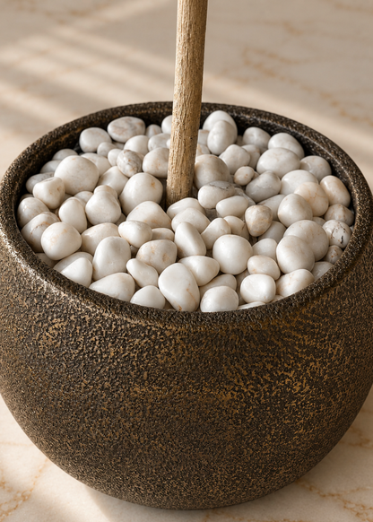 Pebbles – White Polished Stones