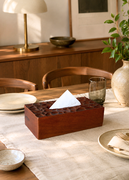 Terrain Wooden Tissue Box
