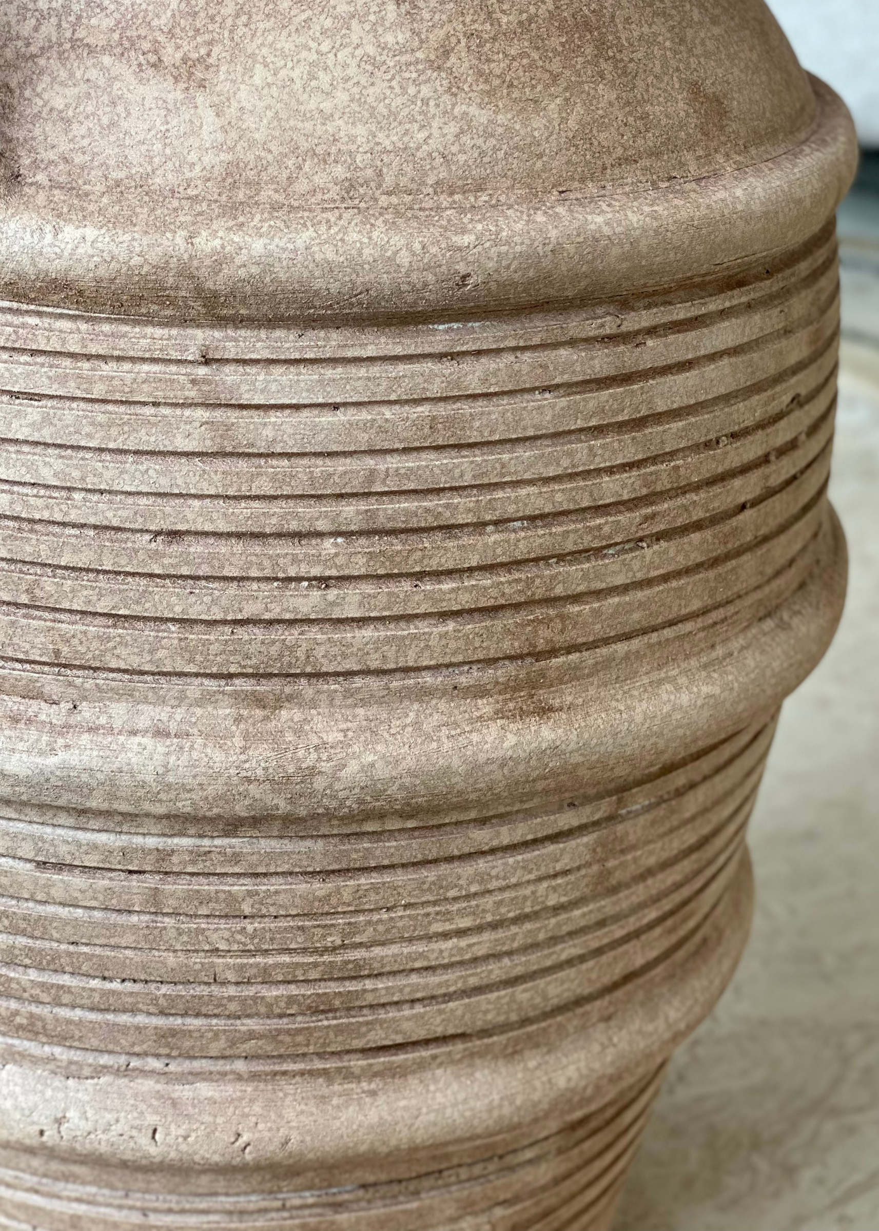 Limewash Terracotta Planter