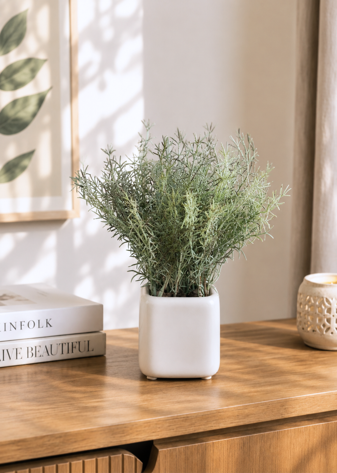 Artificial Rosemary Herb Plant