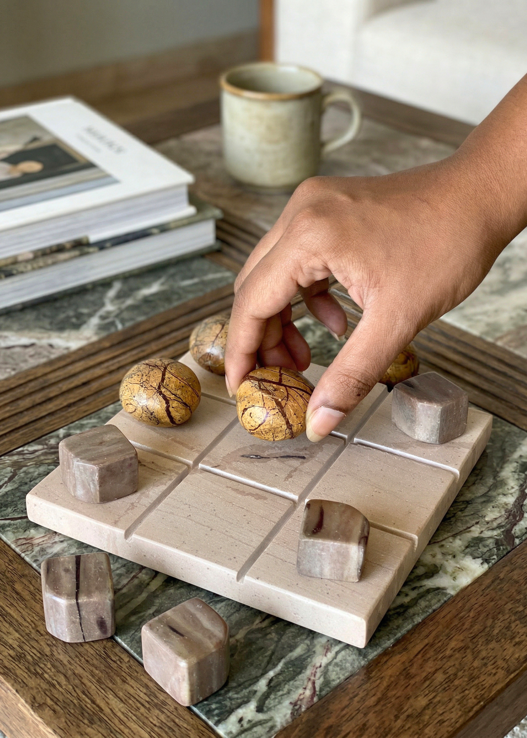 Bidasar Marble Tic Tac Toe