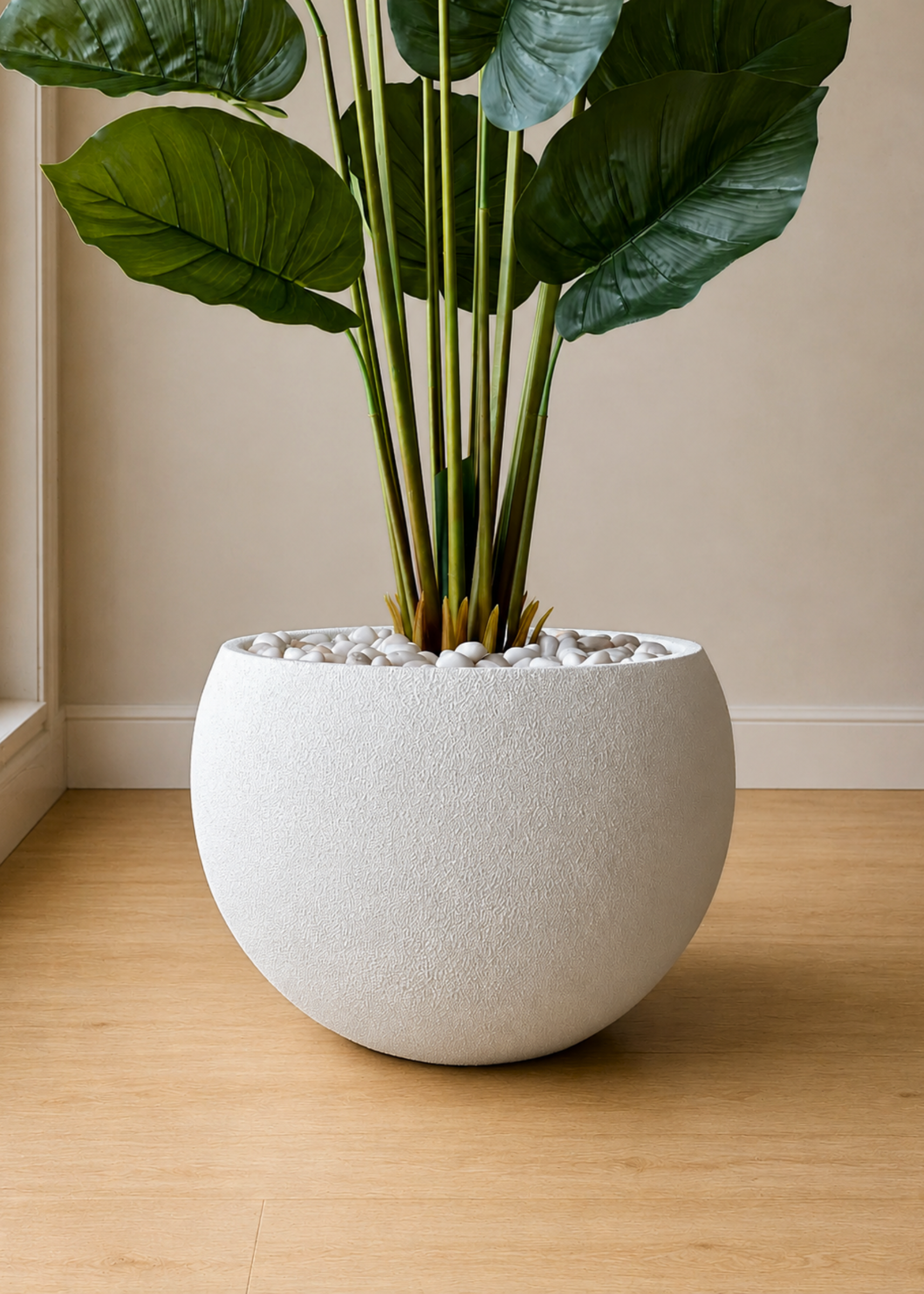 Lithos Planters - Chalk White