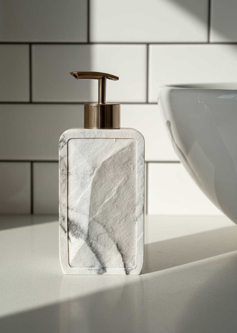 Casa Bathroom Dispenser - White