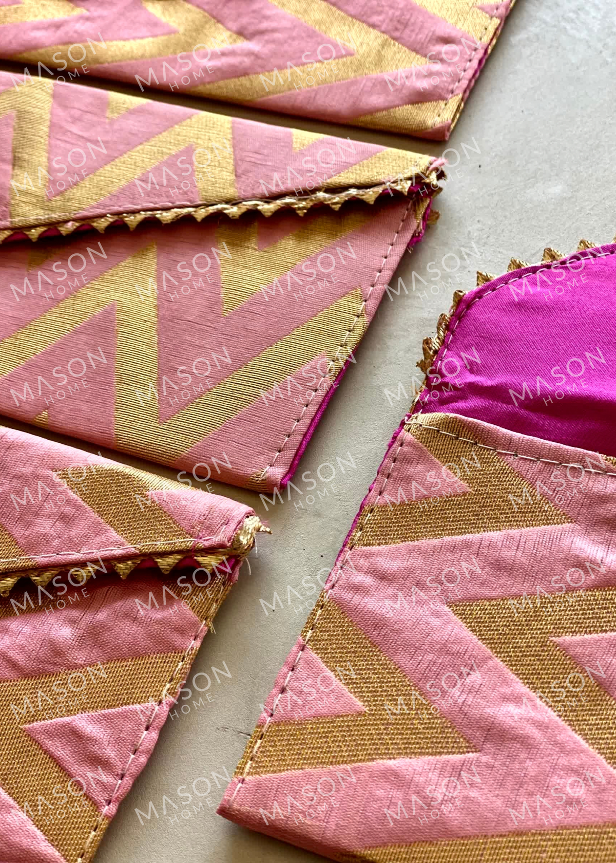 Festive Evara Envelope Pink - Set of 5