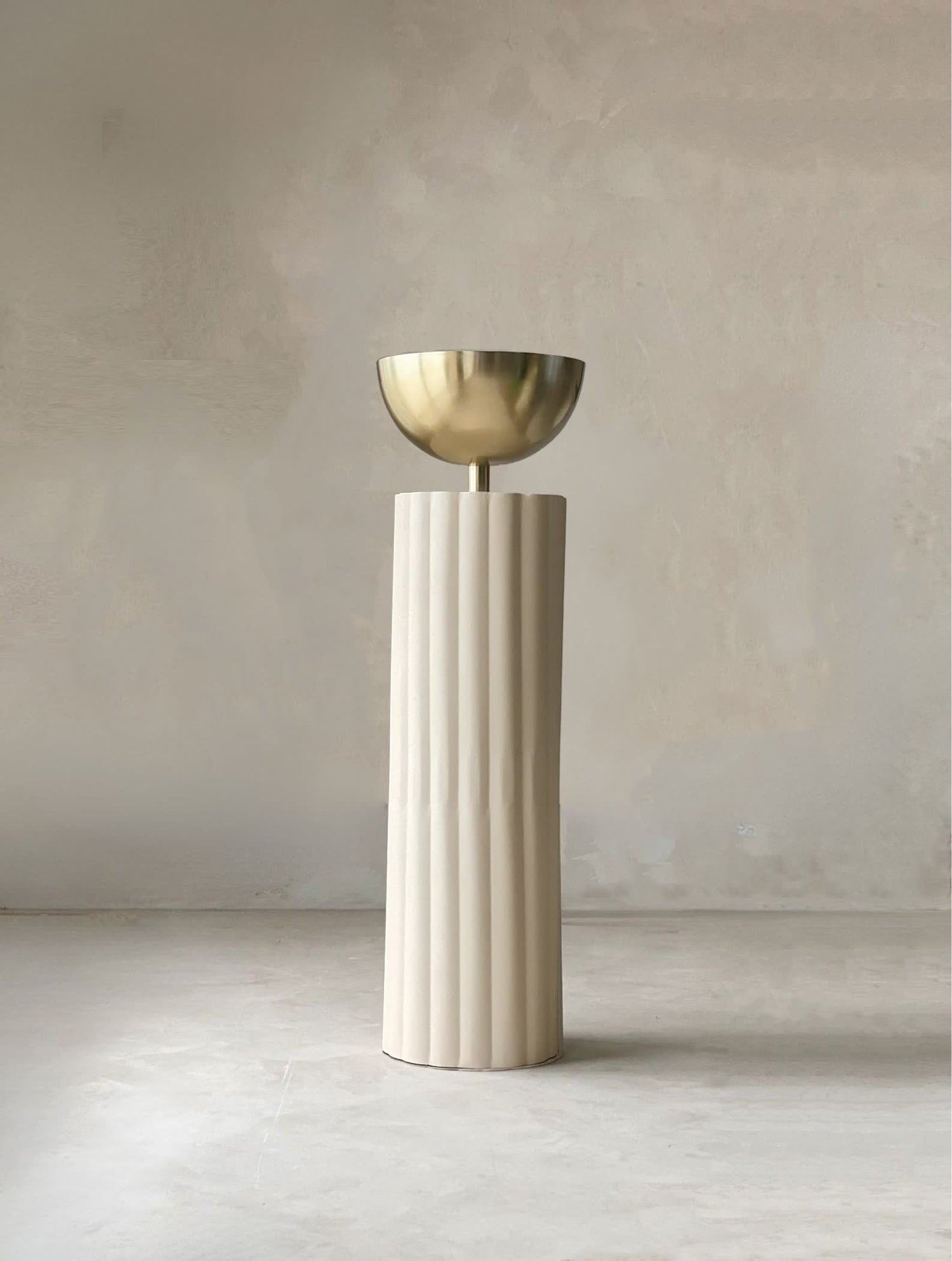 Sabi Fluted Planters - Beige