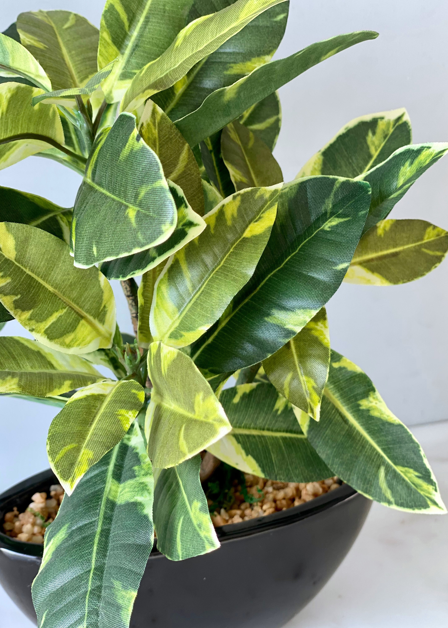 Artificial White Quercus Plant - 1 Feet