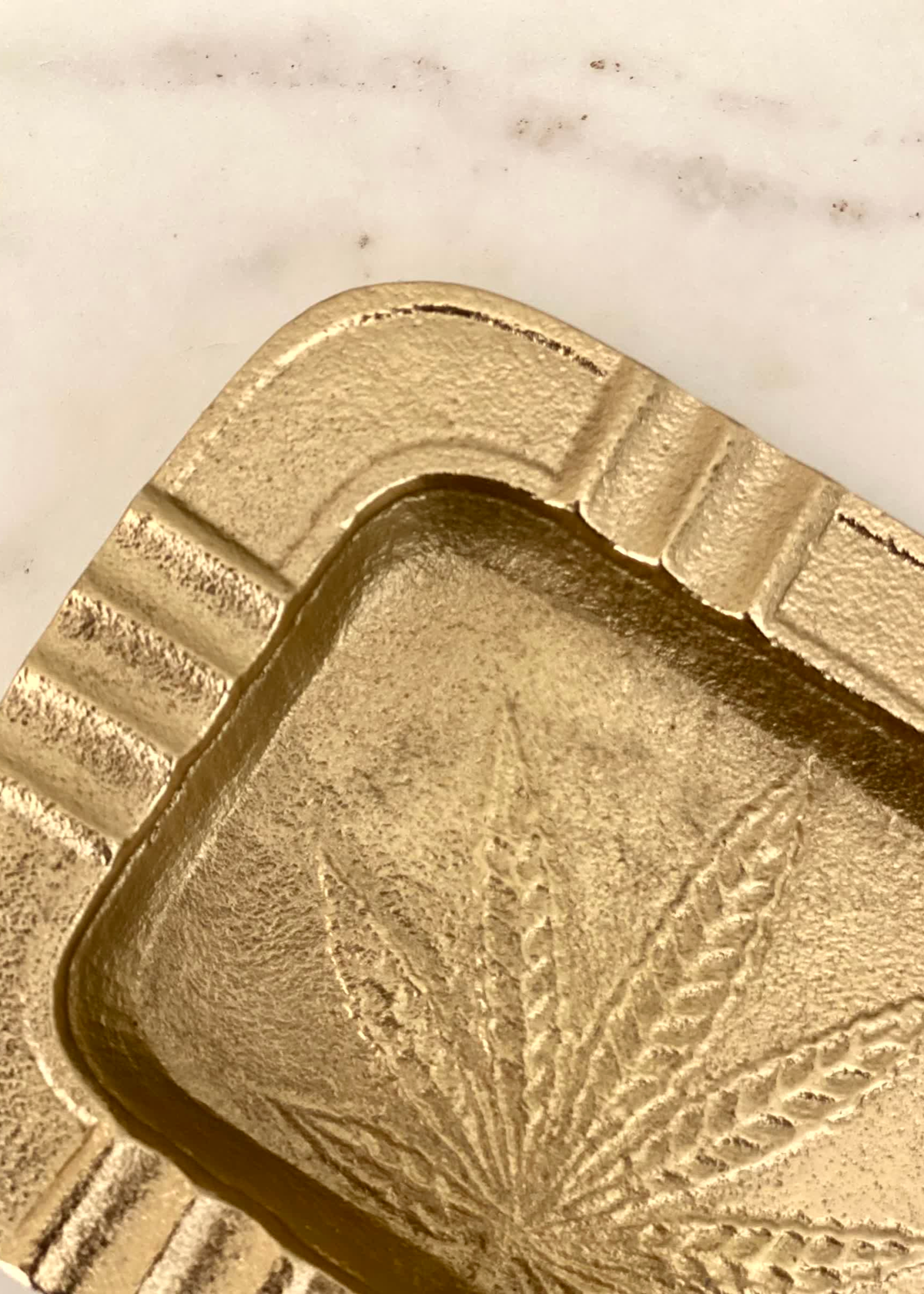 Astor Gold Leaf Ashtray