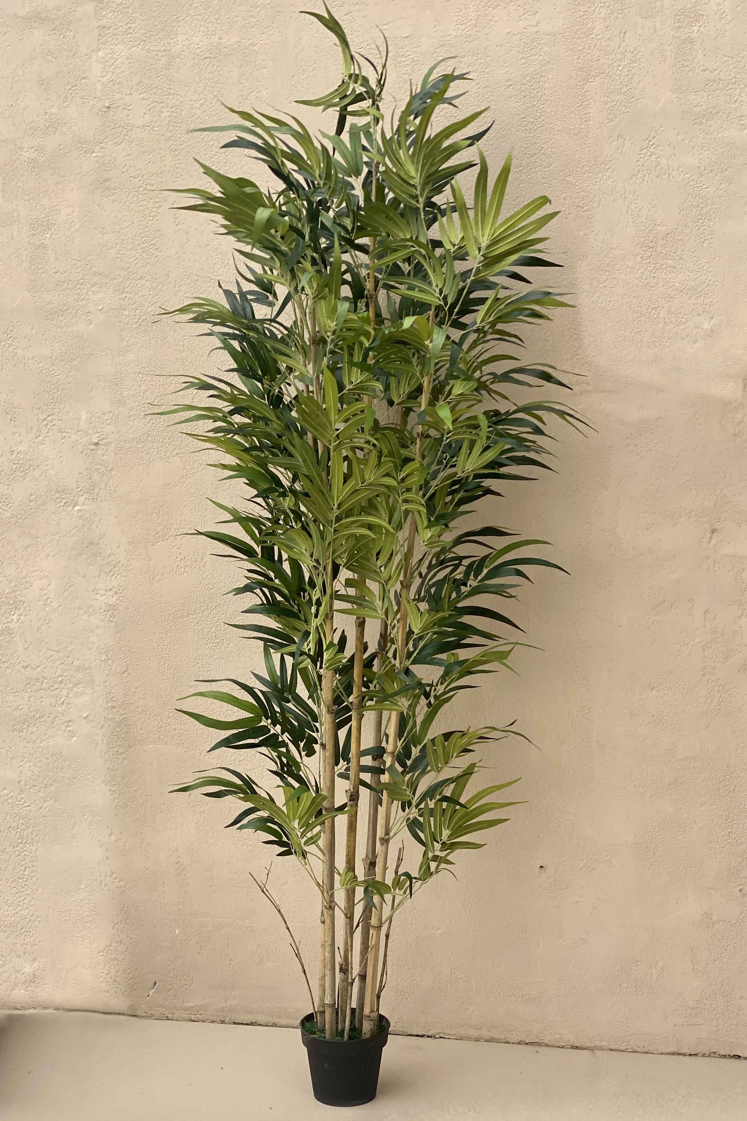 Artificial Bamboo Plant - 7.5 Feet (With Base Pot)