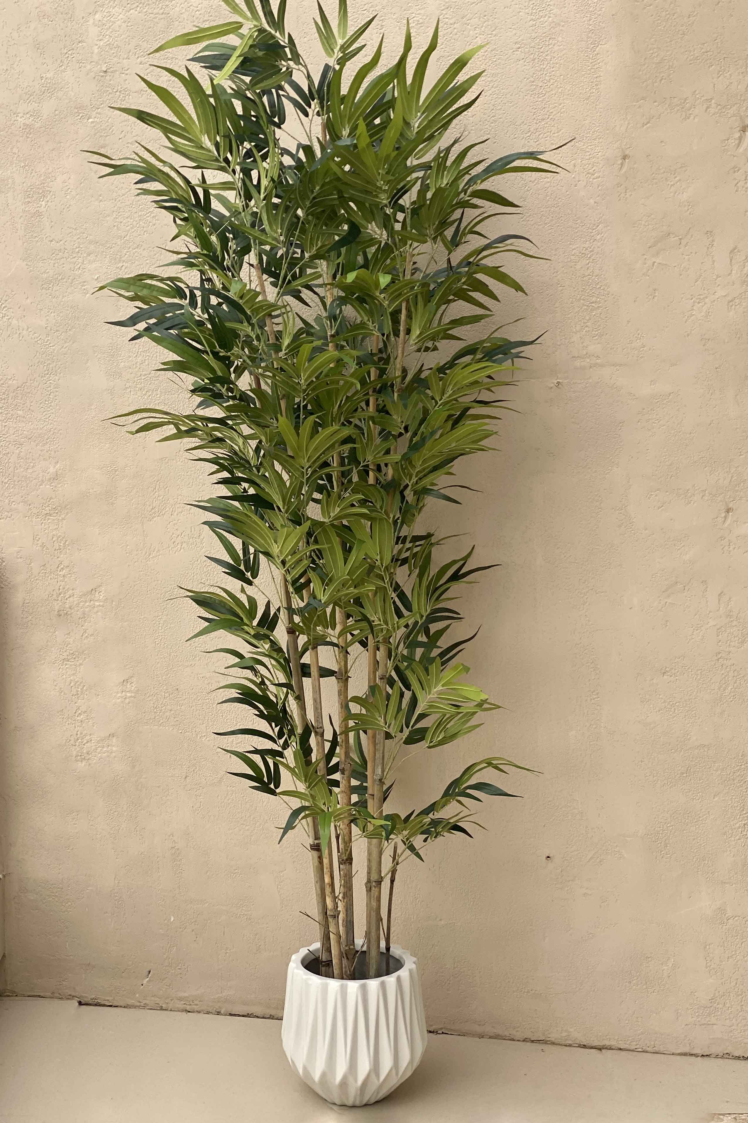 Artificial Bamboo Plant - 7.5 Feet (With Base Pot)