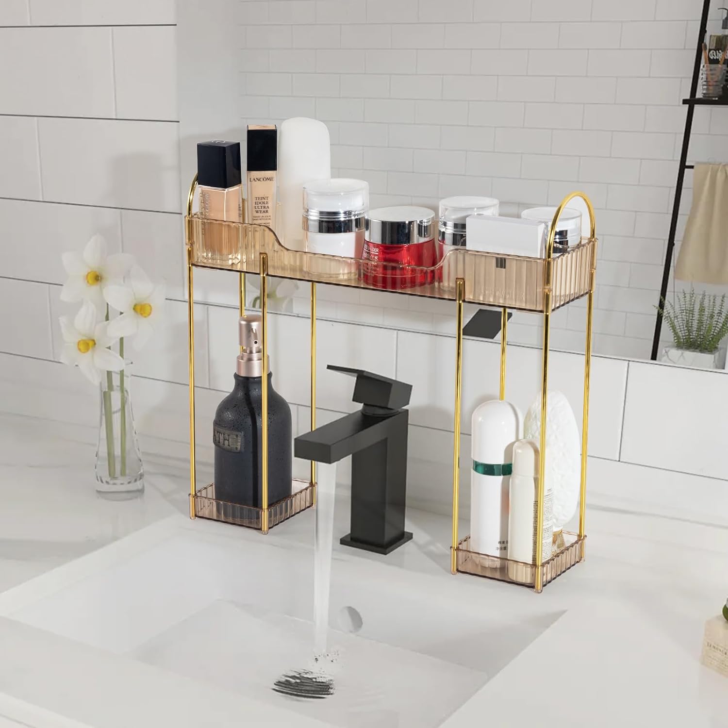 Washbasin Storage Rack - Amber