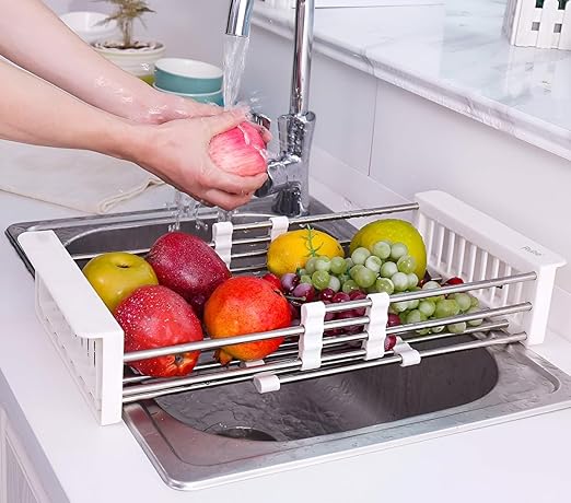 Kitchen Sink Tray - White