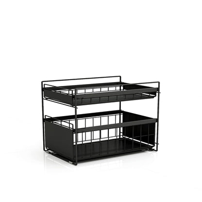 Pull Out storage Drawer - Black