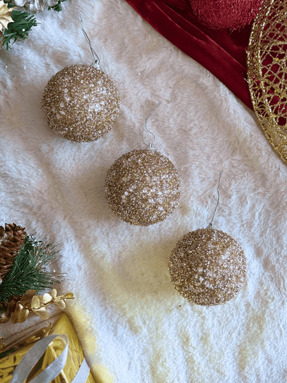 Christmas Celestial Ball Set - Rose Gold (Set of 3)