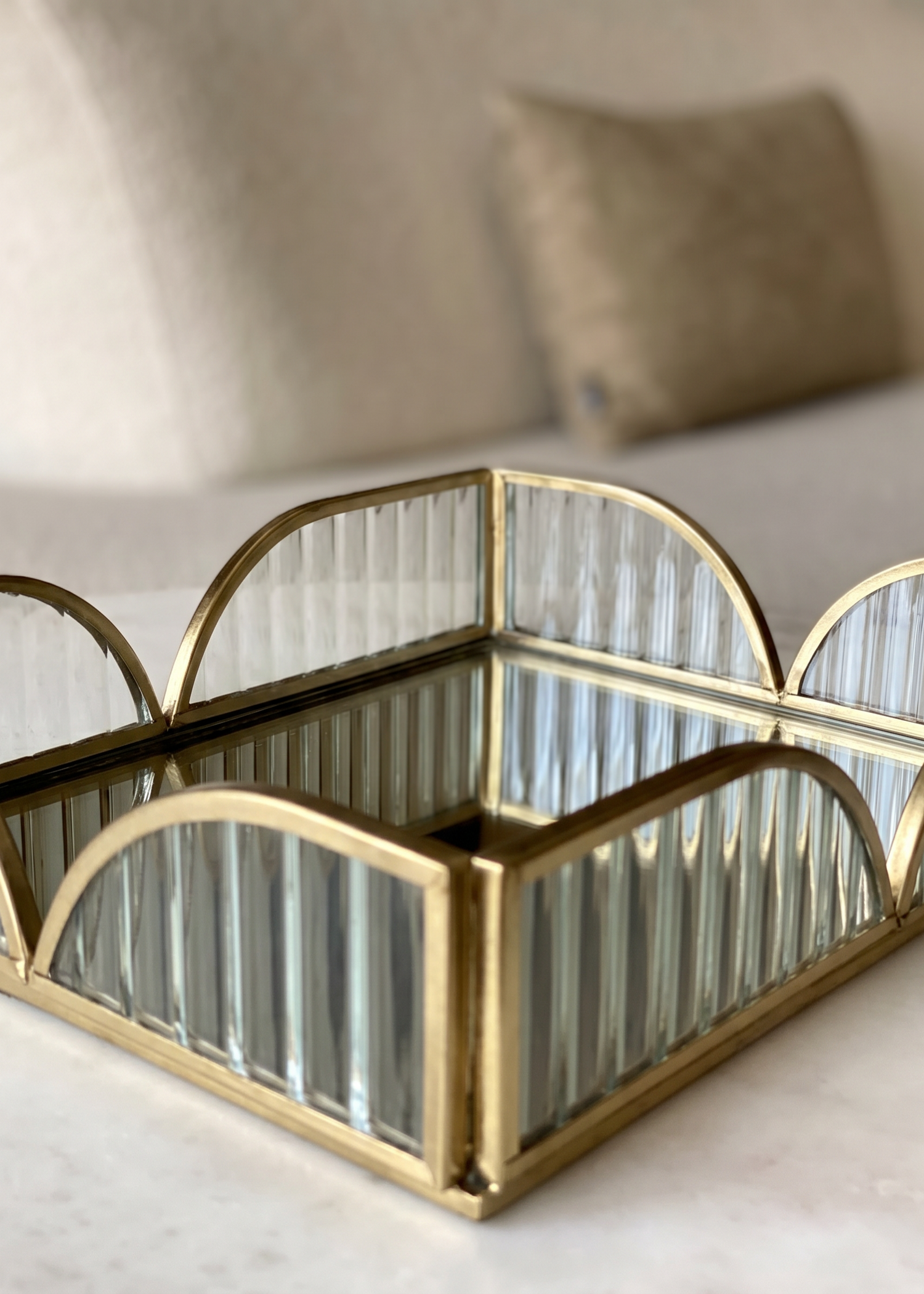 Milan Fluted Tray