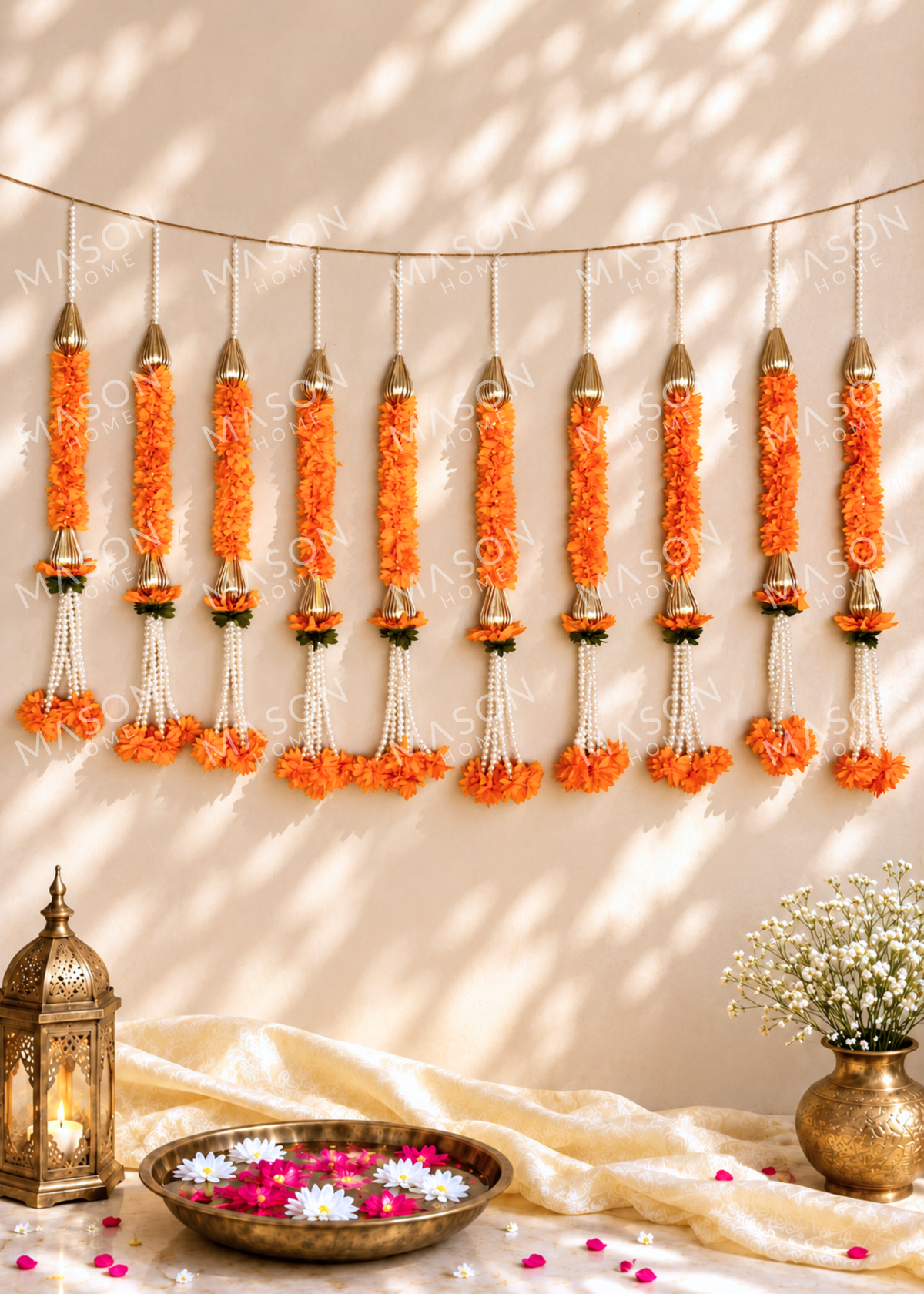 Festive Blush Royale Ladi Yellow - Set of 10