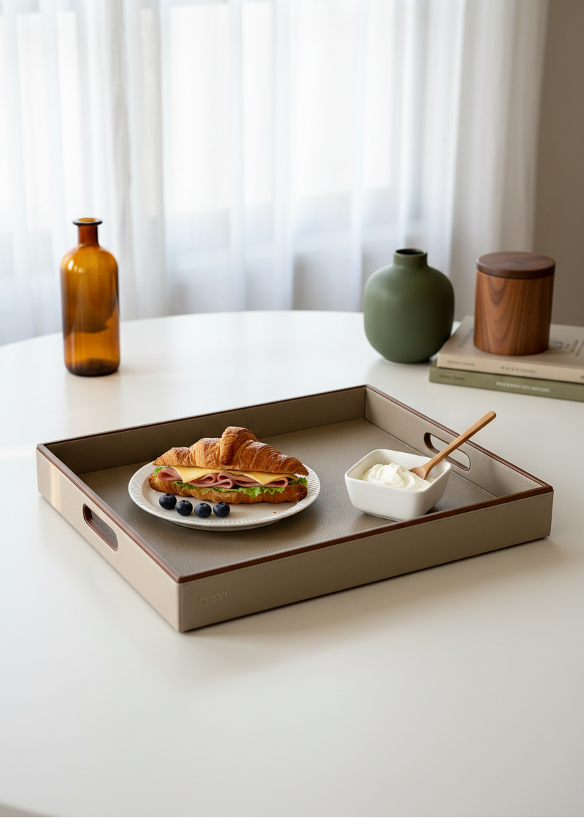 Naples Serving Tray - Taupe