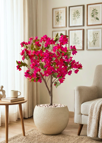 Artificial Pink Bougainvillea Plant - 4 Feet