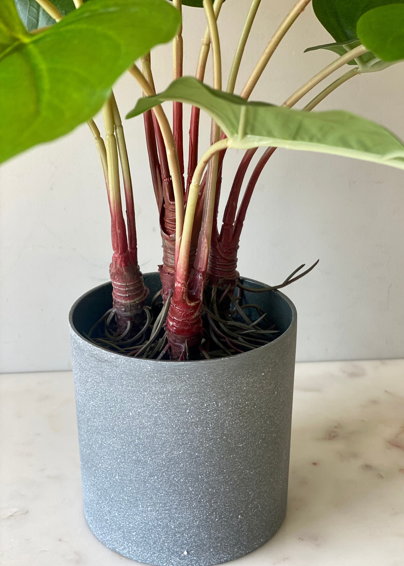 Artificial Green Pothos Plant - 1.5 Feet