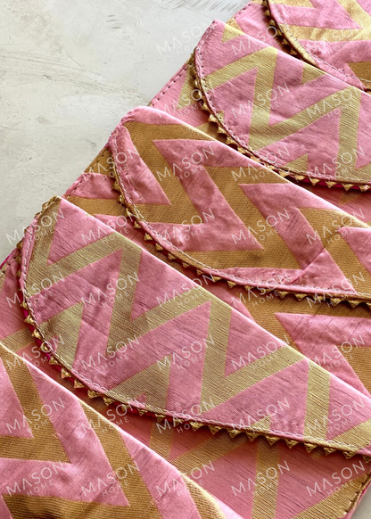 Festive Evara Envelope Pink - Set of 5
