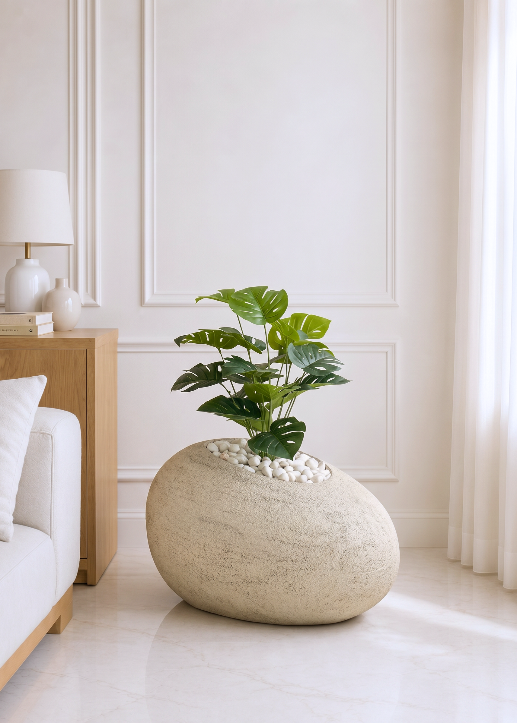 Acropolis Planter - Raw Terracotta