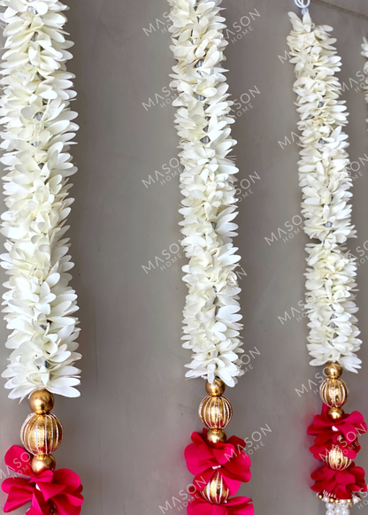 Festive Shahana Floral Latkan - Set of 6