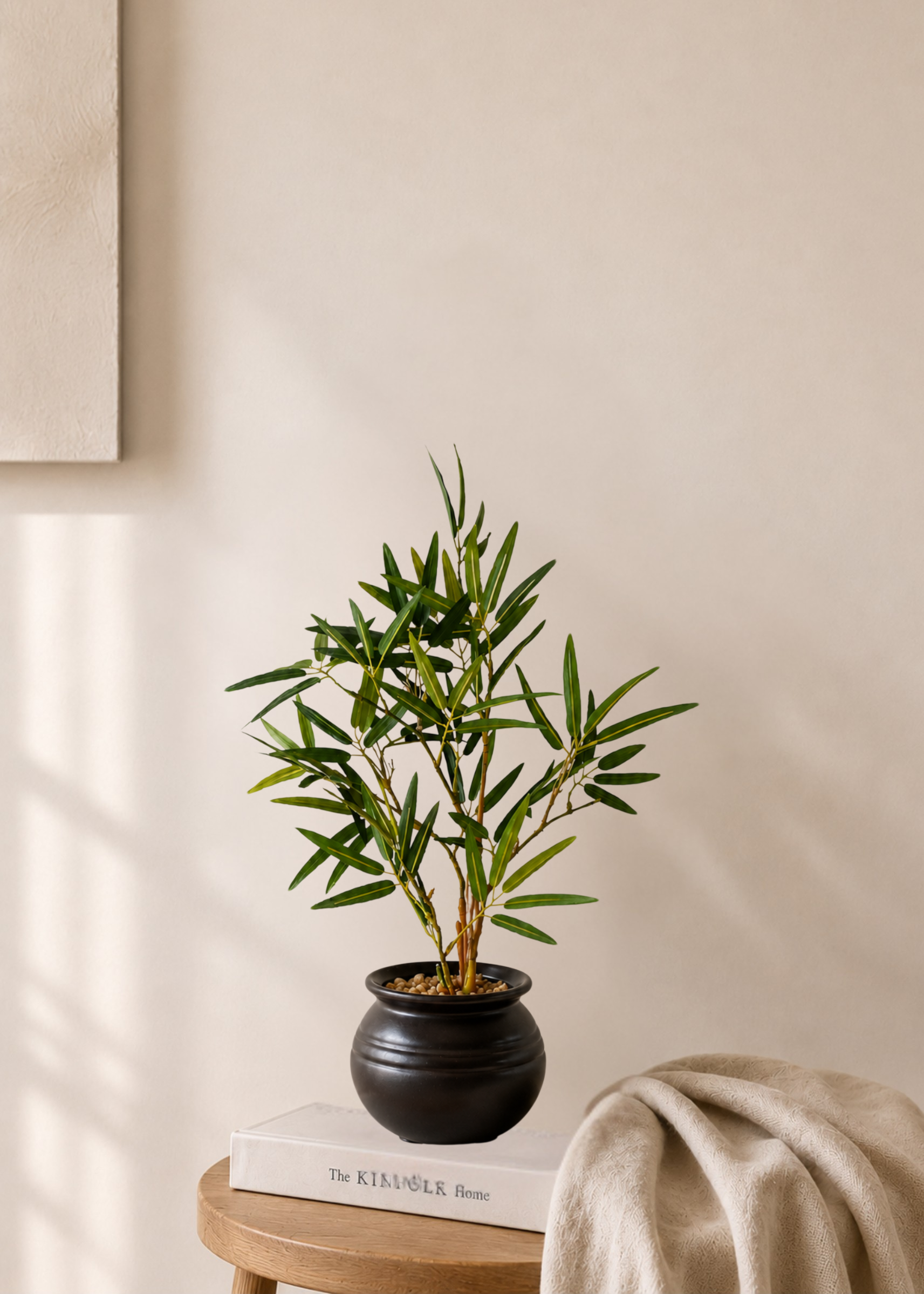 Artificial Lucky Bamboo Bonsai Plant