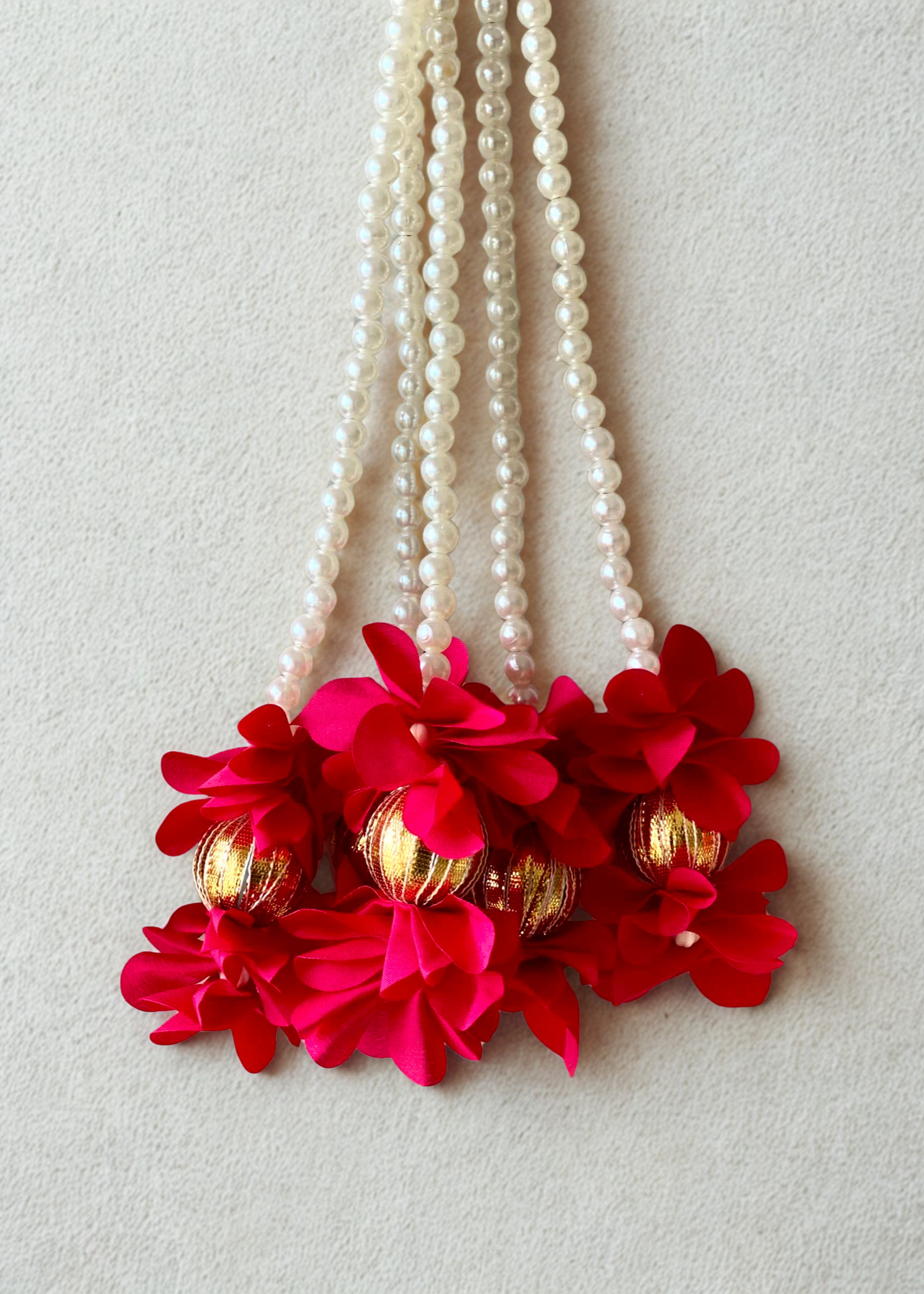 Festive Shahana Floral Latkan - Set of 6
