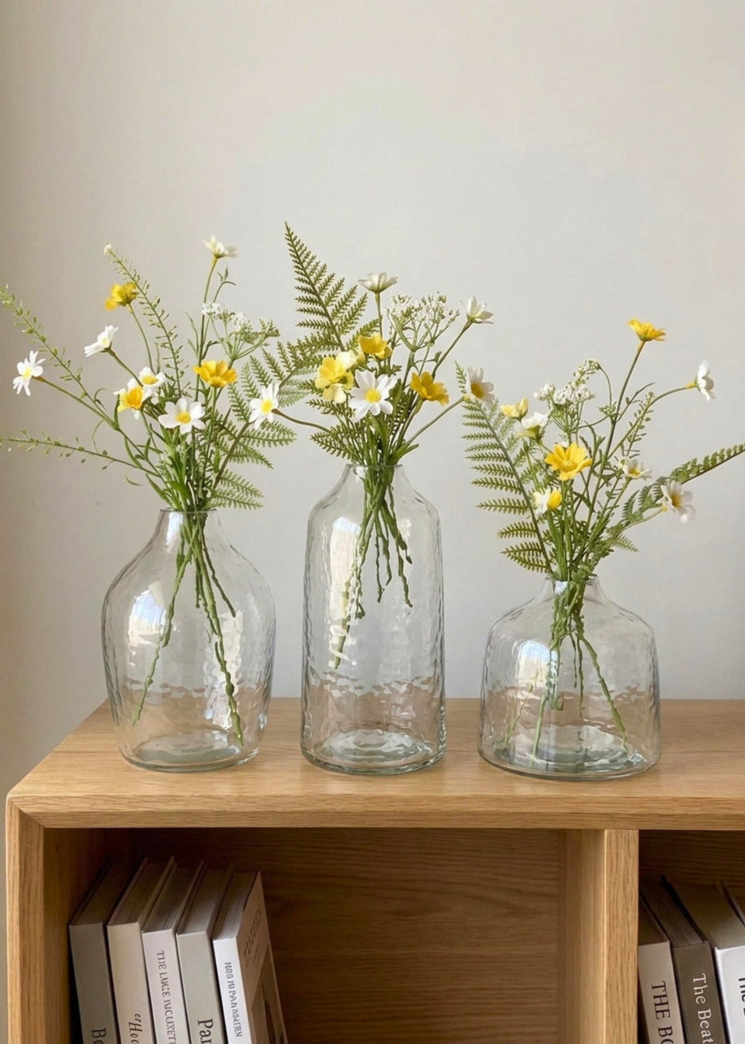 Elma Glass Vase - Transparent (Set of 3)