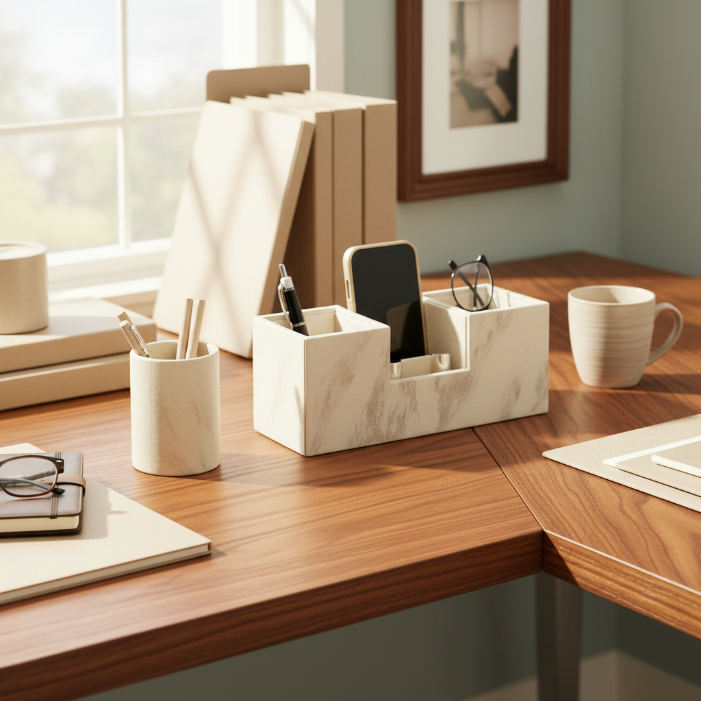 Indo Latte Desk Organizer