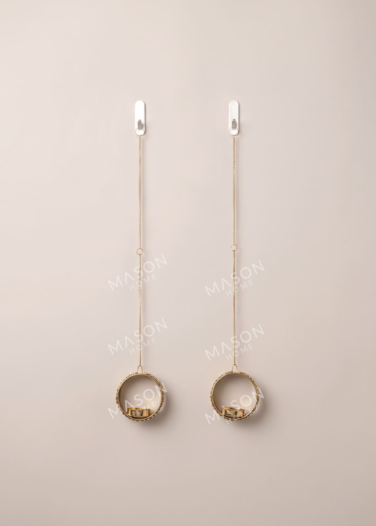 Festive Golden Glow Diya - Set of 2