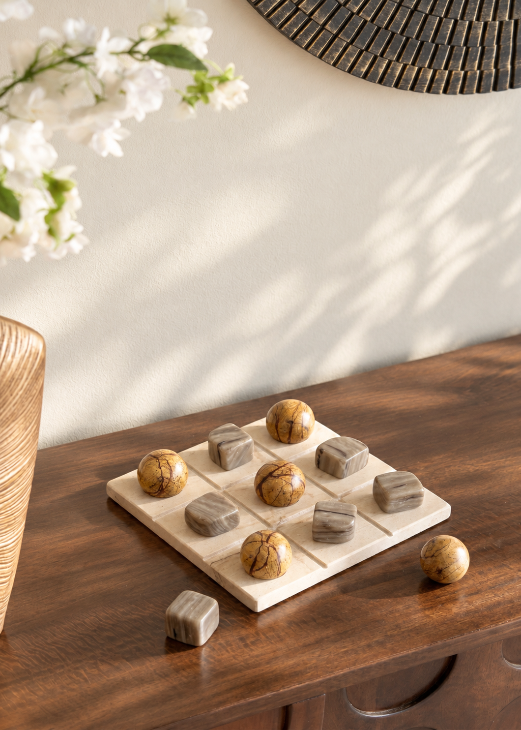 Bidasar Marble Tic Tac Toe